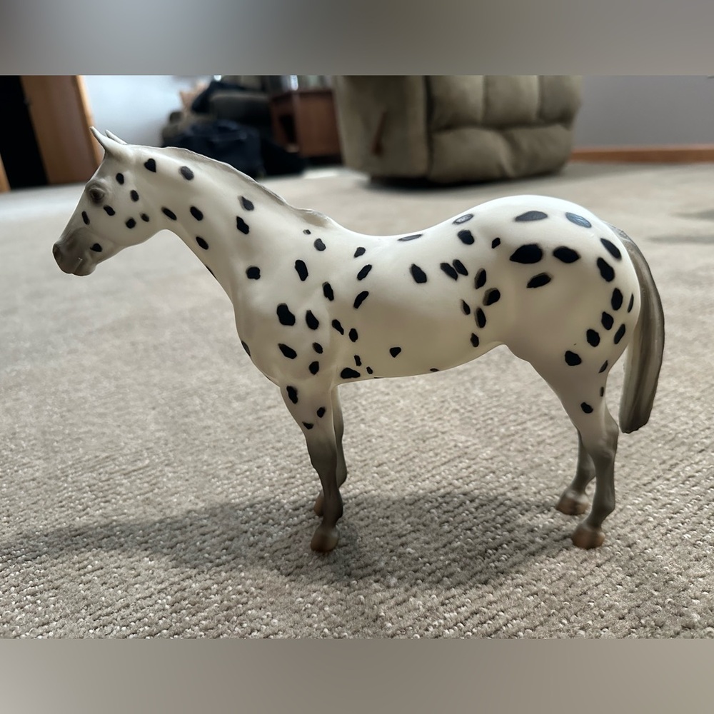 Breyer Black & White Spotted Horse- Lady Phase Appaloosa Model 860- Traditional